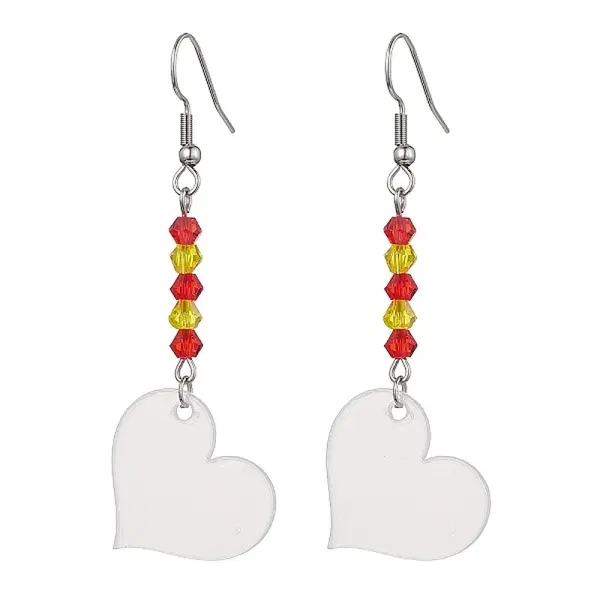 Blank Acrylic Dangle Earrings