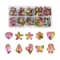 Glass Rhinestone Pendants