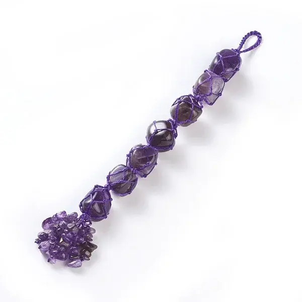 Natural Amethyst Car Hanging Decorations