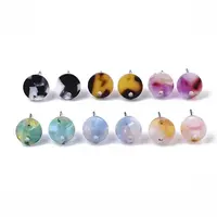 Cellulose Acetate(Resin) Stud Earring Findings