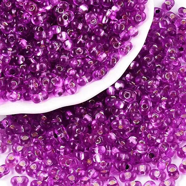Baking Paint Transparent Glass Seed Beads