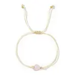 Elegant Golden Edge Glass Link Bracelets for Girlfriend and Family