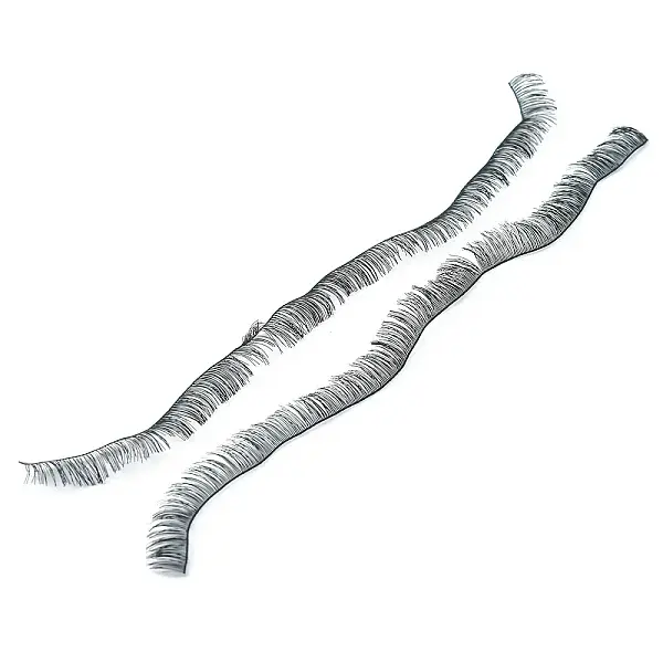 Plush Craft Doll Eyelashes Strips