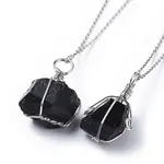 Natural Tourmaline Pendant Necklaces