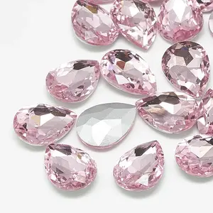 Pointed Back Glass Rhinestone Cabochons