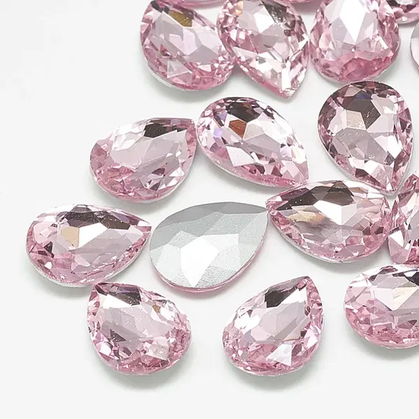 Pointed Back Glass Rhinestone Cabochons