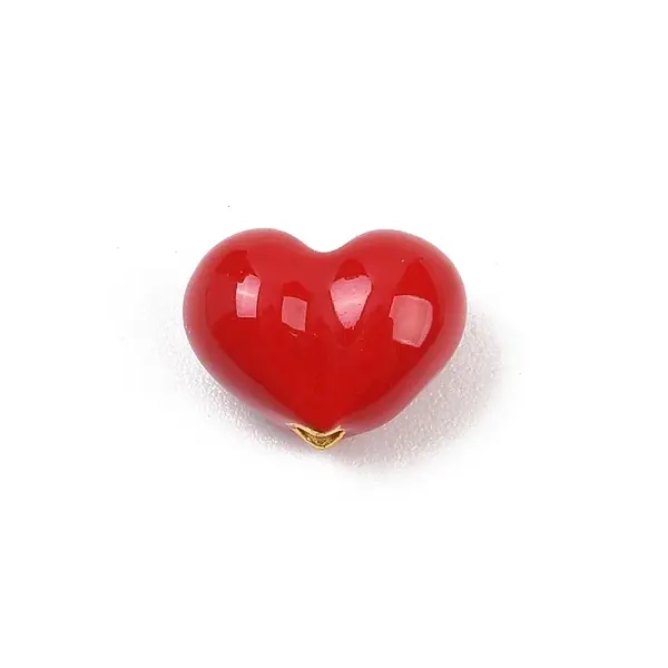Brass Enamel Beads