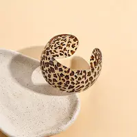 Acrylic Open Cuff Rings for Women