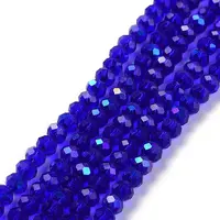 Electroplate Glass Beads Strands