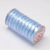 Flat Elastic Crystal String