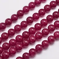 Natural & Dyed Malaysia Jade Bead Strands