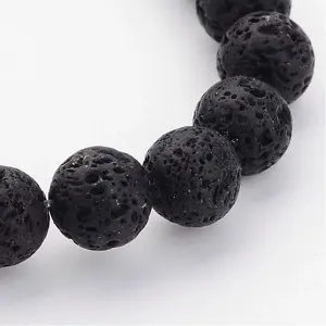 Natural Lava Rock Beads Strands