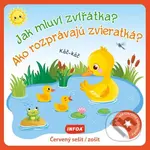 Jak mluví zvířátka? / Ako rozprávajú zvieratká? (Kulaté samolepky - červený sešit / zošit) - kniha z kategorie Samolepky