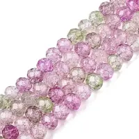 Transparent Glass Beads Strands
