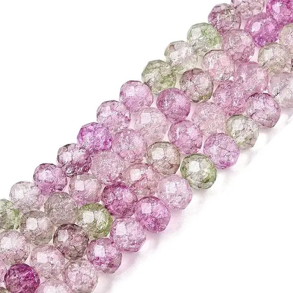 Transparent Glass Beads Strands