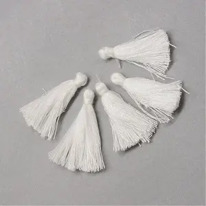Handmade Polycotton(Polyester Cotton) Tassel Decorations