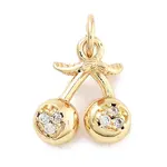 Rack Plating Brass Micro Pave Cubic Zirconia Pendants