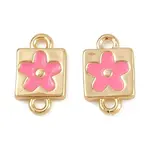 Brass Enamel Connector Charms