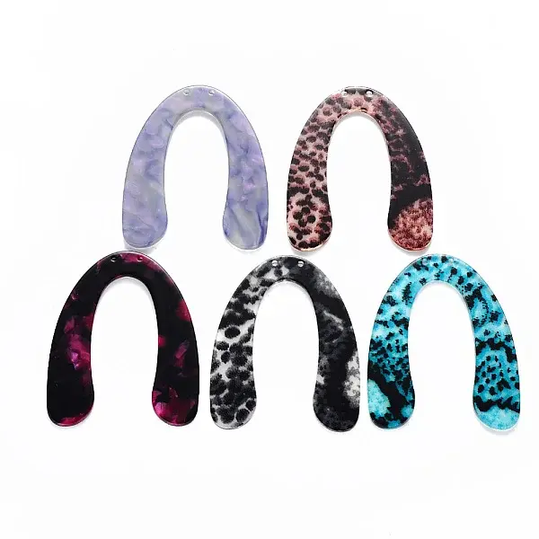 Cellulose Acetate(Resin) Big Pendants