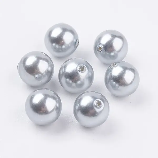 Shell Pearl Half Drilled Beads