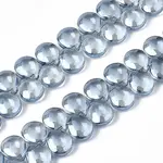 Electroplate Glass Beads Strand