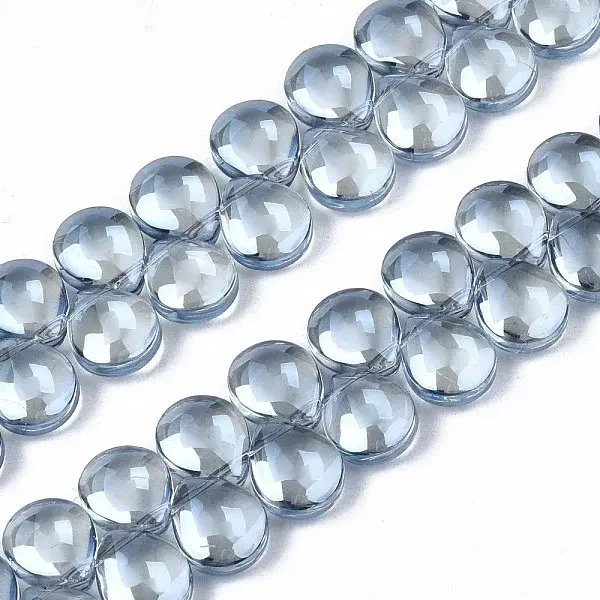 Electroplate Glass Beads Strand