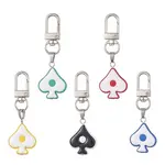 Heart Acrylic Enamel Pendants Decorations