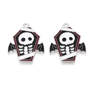 Halloween Theme Alloy and Enamel Pendants