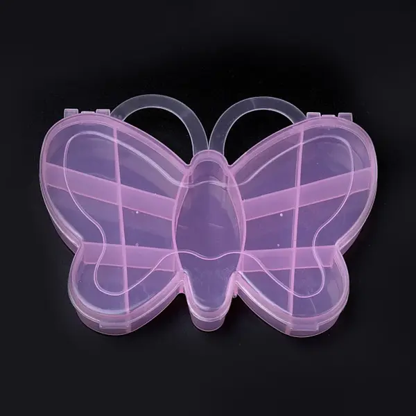 Butterfly Plastic Bead Storage Containers