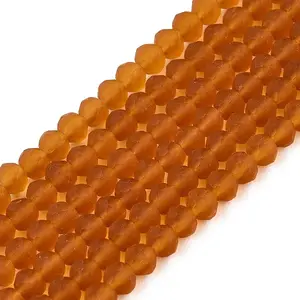 Transparent Glass Beads Strands