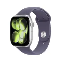 Apple Watch S11 Cell - 46mm Sport Band stříbrné/mlžně fialové M/L