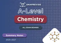 SnapRevise A-Level Chemistry Summary Notes