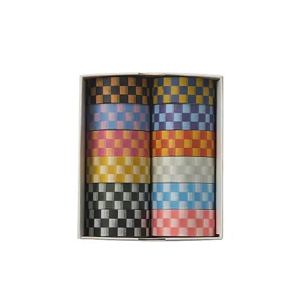 12 Rolls Retro Decorative Paper Tapes