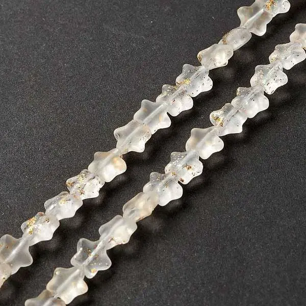Transparent Glass Beads Strand