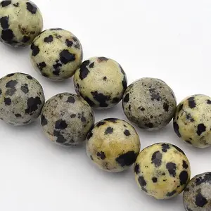 Natural Dalmation Jasper Beads Strands