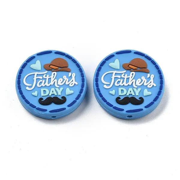 Father's Day Silicone Beads