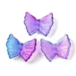 Spray Painted Glass Beads