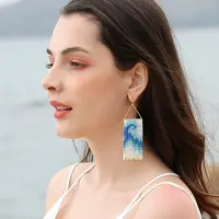 Brass Boho Chandelier Earrings