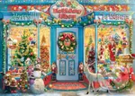 Vianočný obchod - puzzle z kategorie Města a stavby