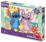 Stitch na pláži - puzzle z kategorie Maxi dílky