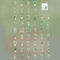 100Pcs Story of Four Seasons PET Stickers Self-Adhesive Stickers