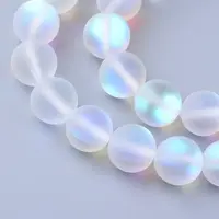 Synthetic Moonstone Beads Strands