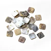Natural Akoya Shell Rhombus Charms
