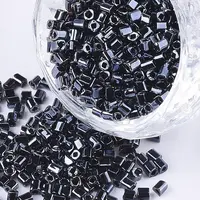 Electroplate 12/0 Glass Seed Beads
