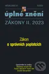 Aktualizace II/1 - Zákon o správních poplatích (Trestní zákoník, Občanský soudní řád)