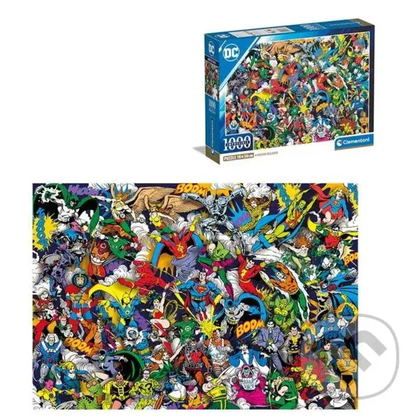 Puzzle Impossible: DC Comics,Puzzle Impossible: DC Comics - puzzle z kategorie Ostatné