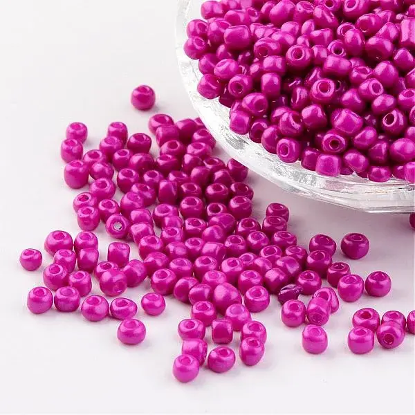 6/0 Baking Paint Glass Seed Beads