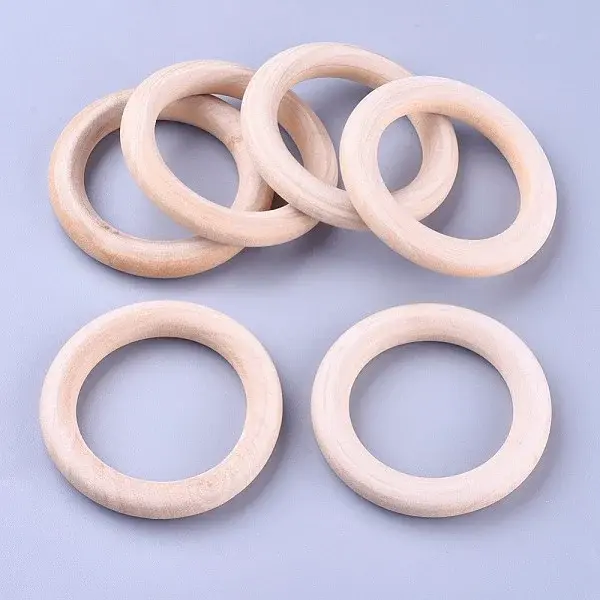 Unfinished Wood Linking Rings