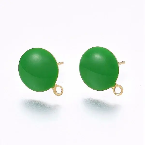 Ion Plating(IP) 304 Stainless Steel Stud Earring Findings