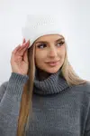 Kesi Dámska čiapka Neli K392 biely